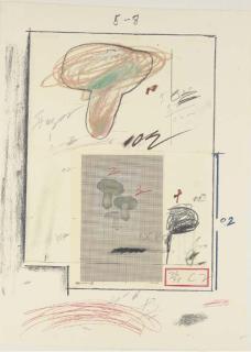Cy Twombly - Plate No. III, from Natural History Part I Mushrooms (Bastian 44)
