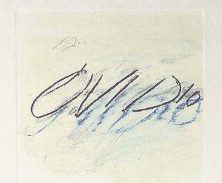Cy Twombly - Six plates, from Six Latin Writers and Poets (Bastian 60-65)