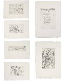 Cy Twombly - Sketches (Bastian 12-17; ULAE 8-14)