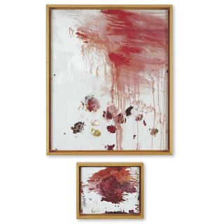 Cy Twombly - Untitled (A Painting In Two Parts) (Bassano In Teverina)