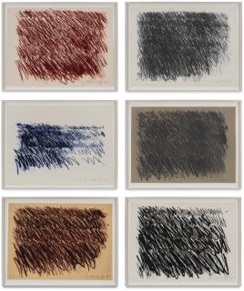 Cy Twombly - Untitled (Bastian 29-34) [Six Works]
