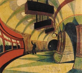 Cyril Edward Power - The Tube Station (Coppel 32)