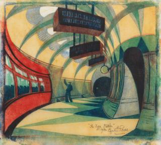 Cyril Edward Power - The Tube Station