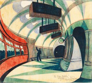 Cyril Edward Power - The Tube Station