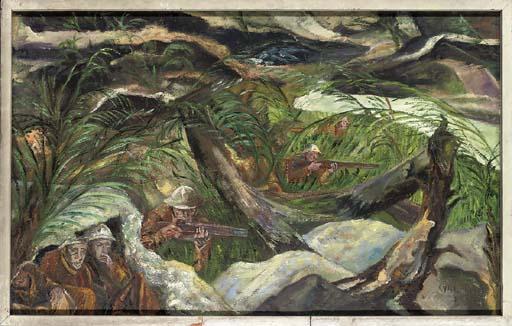 Cyril J. Ross, R.O.I., N.S.P.S.P. - Jungle warfare