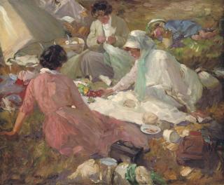 Cyrus Cincinnati Cuneo - The picnic