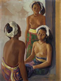 Czeslaw Mystkowski - Three Balinese Women