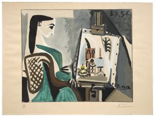 Da Pablo Picasso - Femme dans l\'atelier