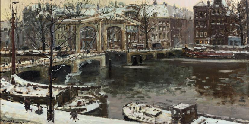 Daan Mühlhaus - The Magere brug over the river Amstel, Amsterdam
