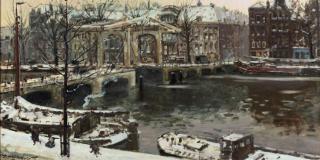 Daan Mühlhaus - The Magere brug over the river Amstel, Amsterdam