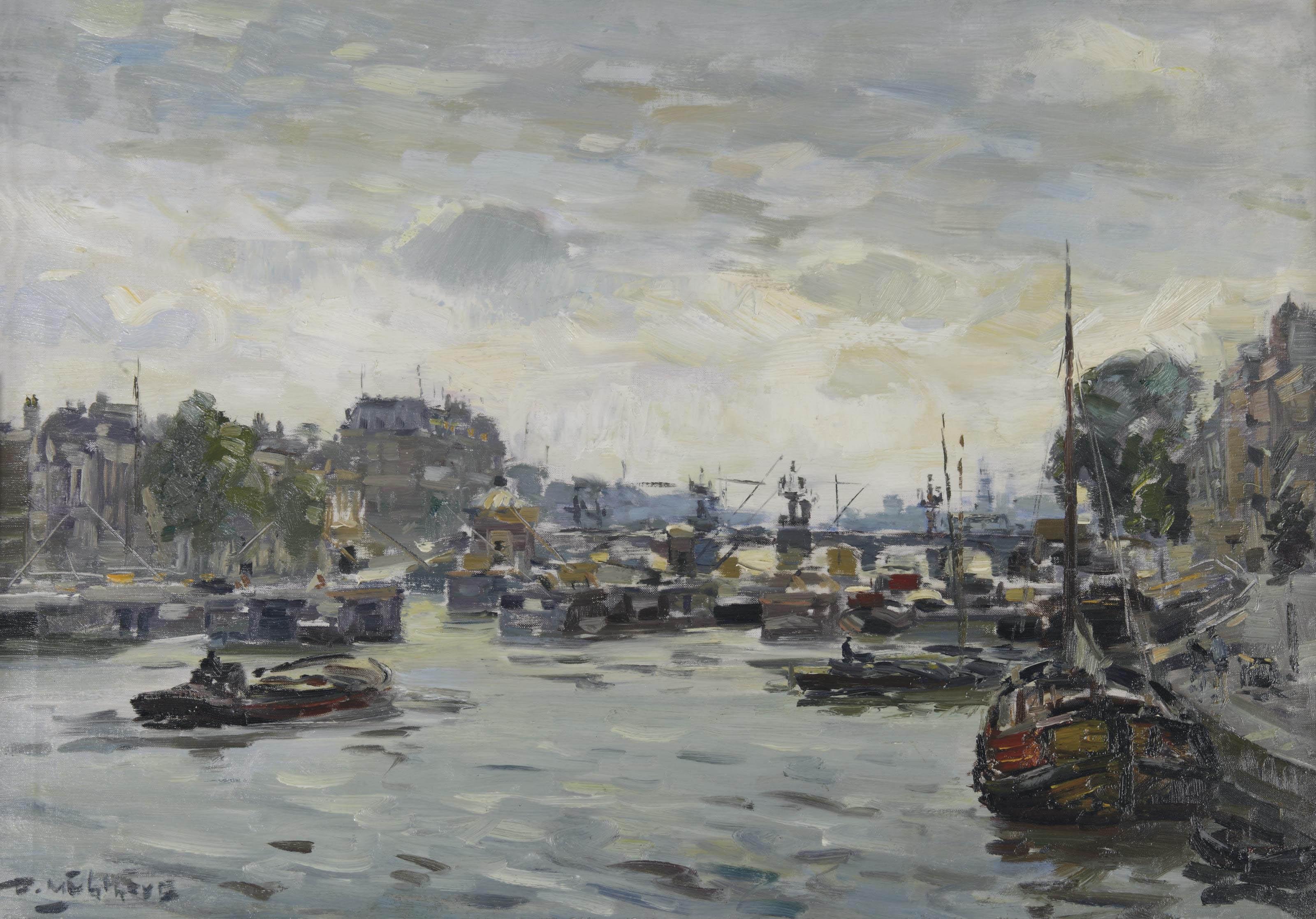 Daan Mühlhaus - View of the Amstel, Amsterdam