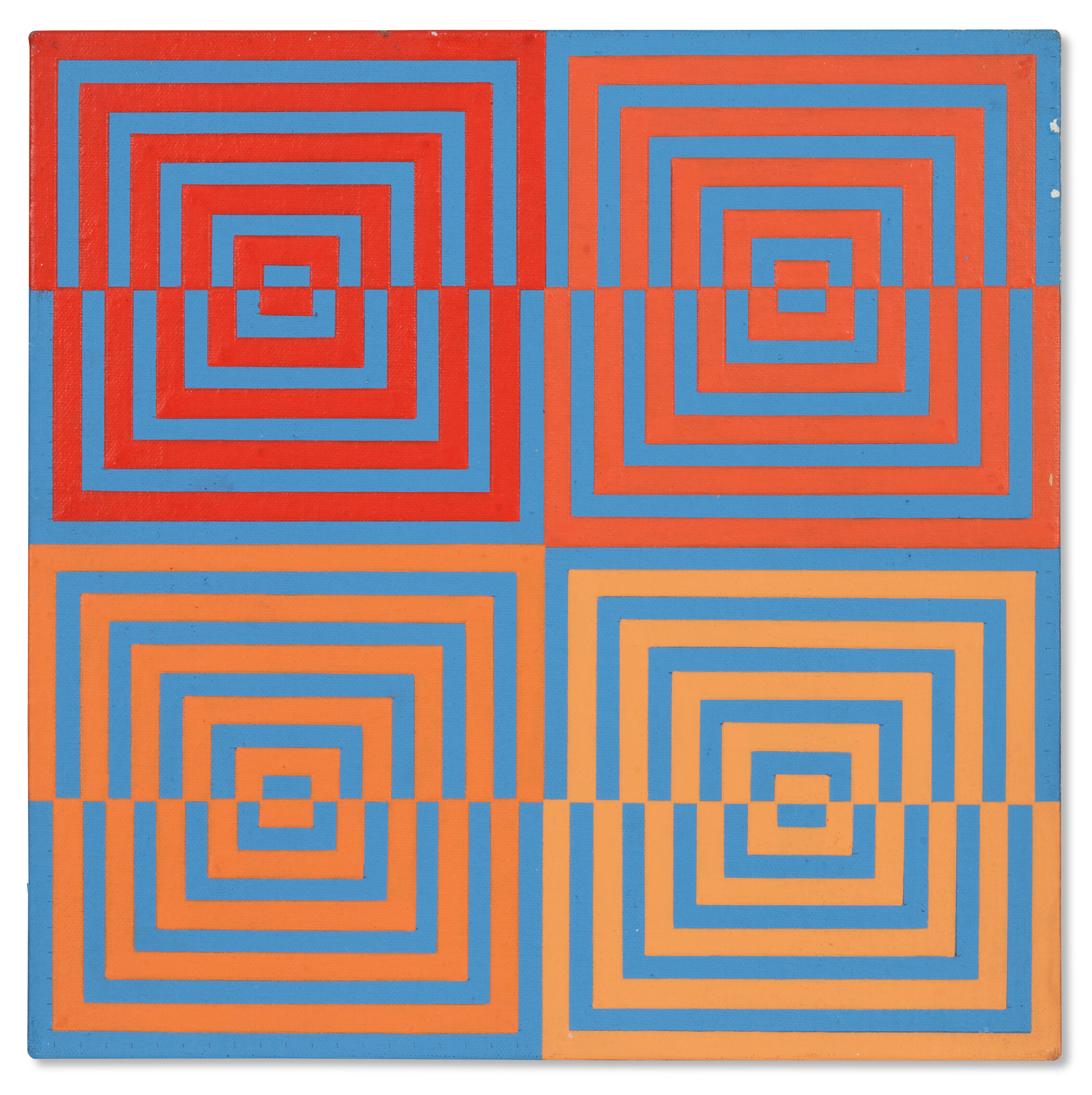 Dadamaino - Dinamica cromatica dal rosso vermiglione al giallo arancio