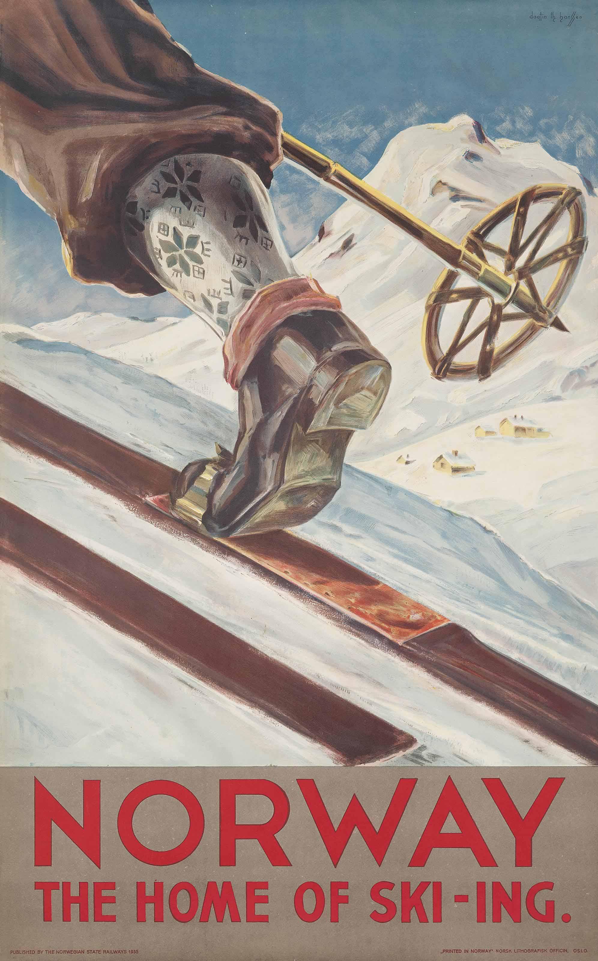 Dagtin Th. Hanssen - Norway, The Home Of Ski-Ing