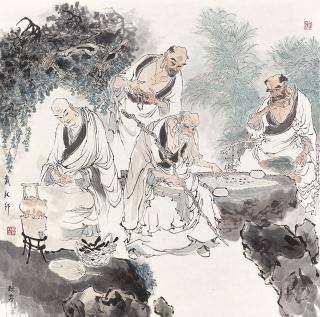 Dai Dunbang - Luohans