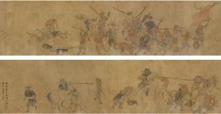 Dai Jin - Battle Scene With Animals