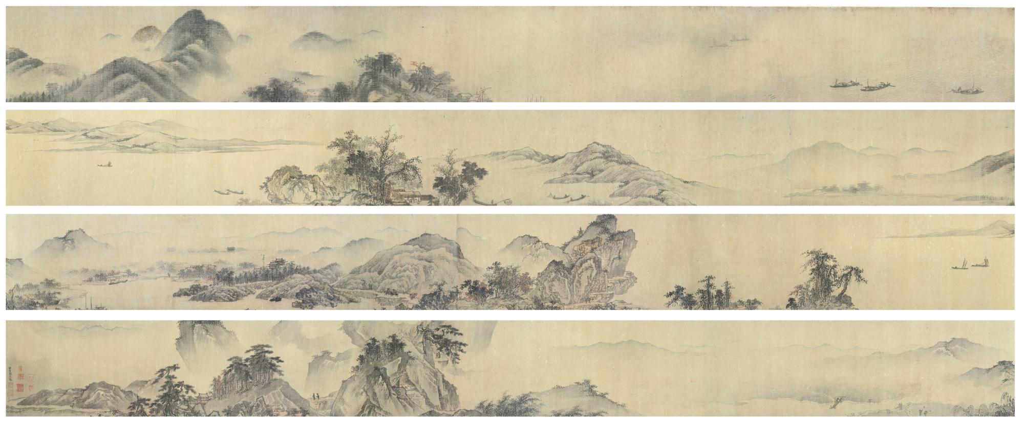 Dai Jin - Grand View Of Mountains And Rivers