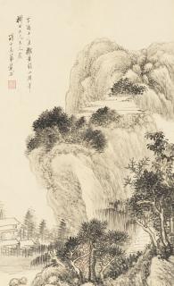 Dai Xi - Landscape After Wang Meng