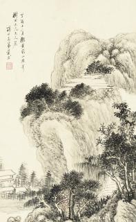 Dai Xi - Landscape After Wang Meng