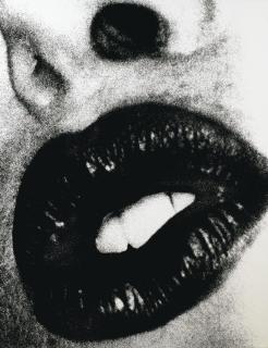 Daido Moriyama - \'Kuchibiru\' (Black), 2007Silkscreen On Canvas. Signed And Numbered A.P.1/1 In Black Felt Tip Pen On The Reverse. Stretched.