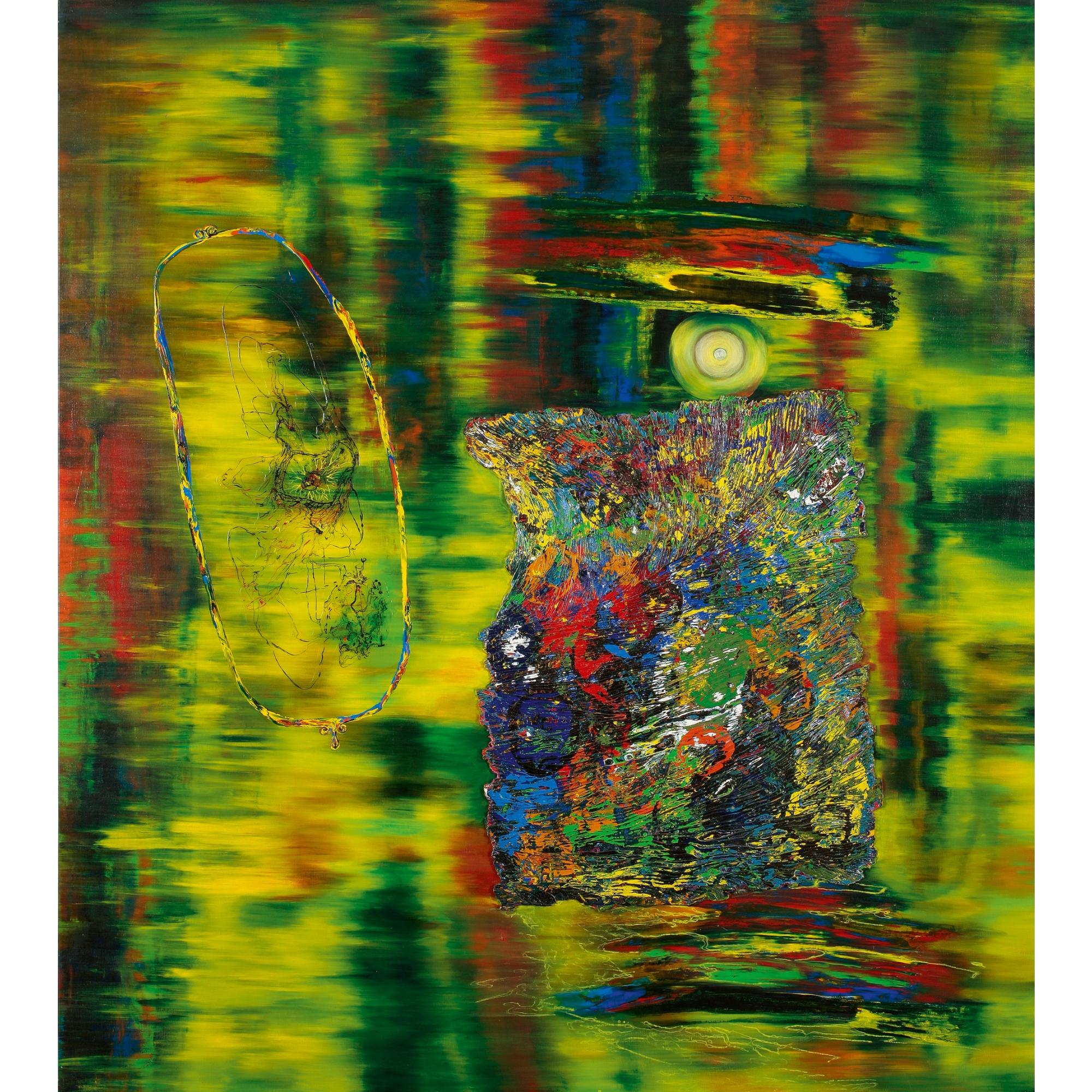 Dale Frank - Australian The Wounded Painting That Tempted To Look Into The Mirror Behind The Artist\'S Back - Why Women Are Not Artists