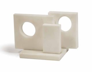 Dame Barbara Hepworth - Maquette for large sculpture: Three forms (Two circles)