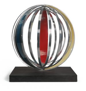 Dame Barbara Hepworth - Sphere With Inside And Outside Colour