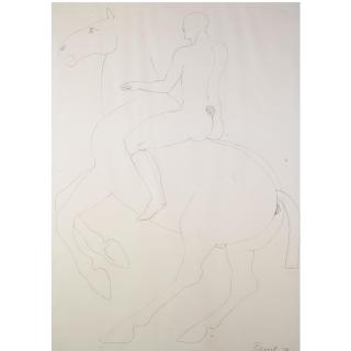 Dame Elisabeth Frink, D.B.E., R.A. - Horse And Rider