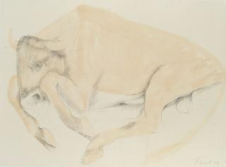 Dame Elisabeth Frink R.A. - Bull Lying Down