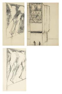 Dame Elisabeth Frink, R.A. - Design for Ulster Bank