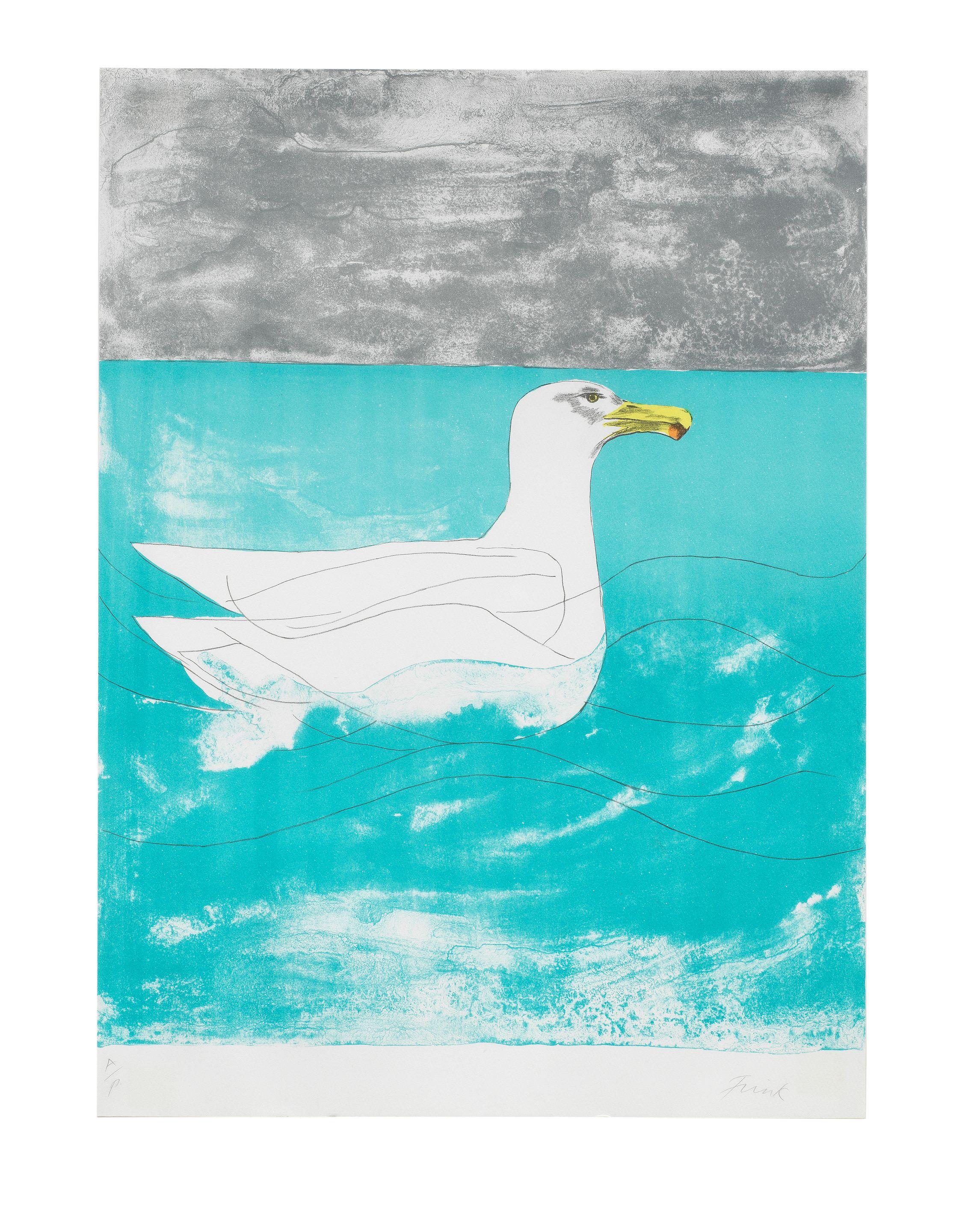 Dame Elisabeth Frink R.A. - Herring Gull, from Seabirds (Wiseman 88)