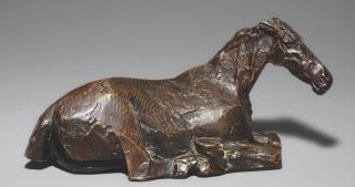 Dame Elisabeth Frink, R.A. - Horse in the Rain II