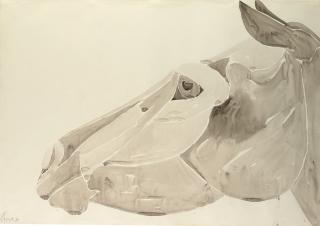 Dame Elisabeth Frink, R.A. - Horse\'s Head