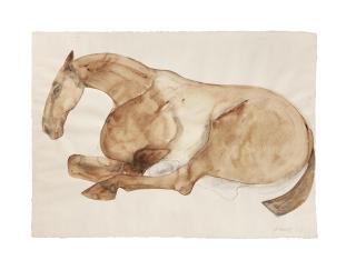 Dame Elisabeth Frink R.A. - Lying Down Horse