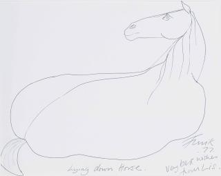 Dame Elisabeth Frink, R.A. - Lying Down Horse