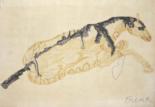 Dame Elisabeth Frink, R.A. - Recling Horse