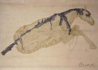 Dame Elisabeth Frink, R.A. - Reclining Horse