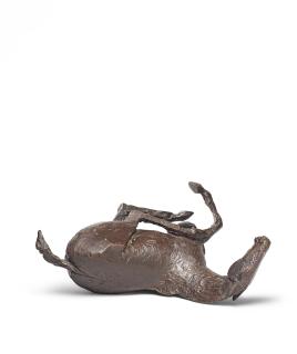 Dame Elisabeth Frink R.A. - Rolling Over Horse 38.9 cm. (15 1/4 in.) wide