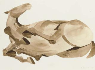 Dame Elisabeth Frink, R.A. - Rolling over horse
