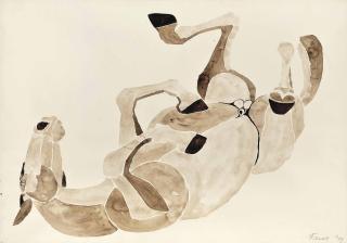 Dame Elisabeth Frink, R.A. - Rolling Over Horse