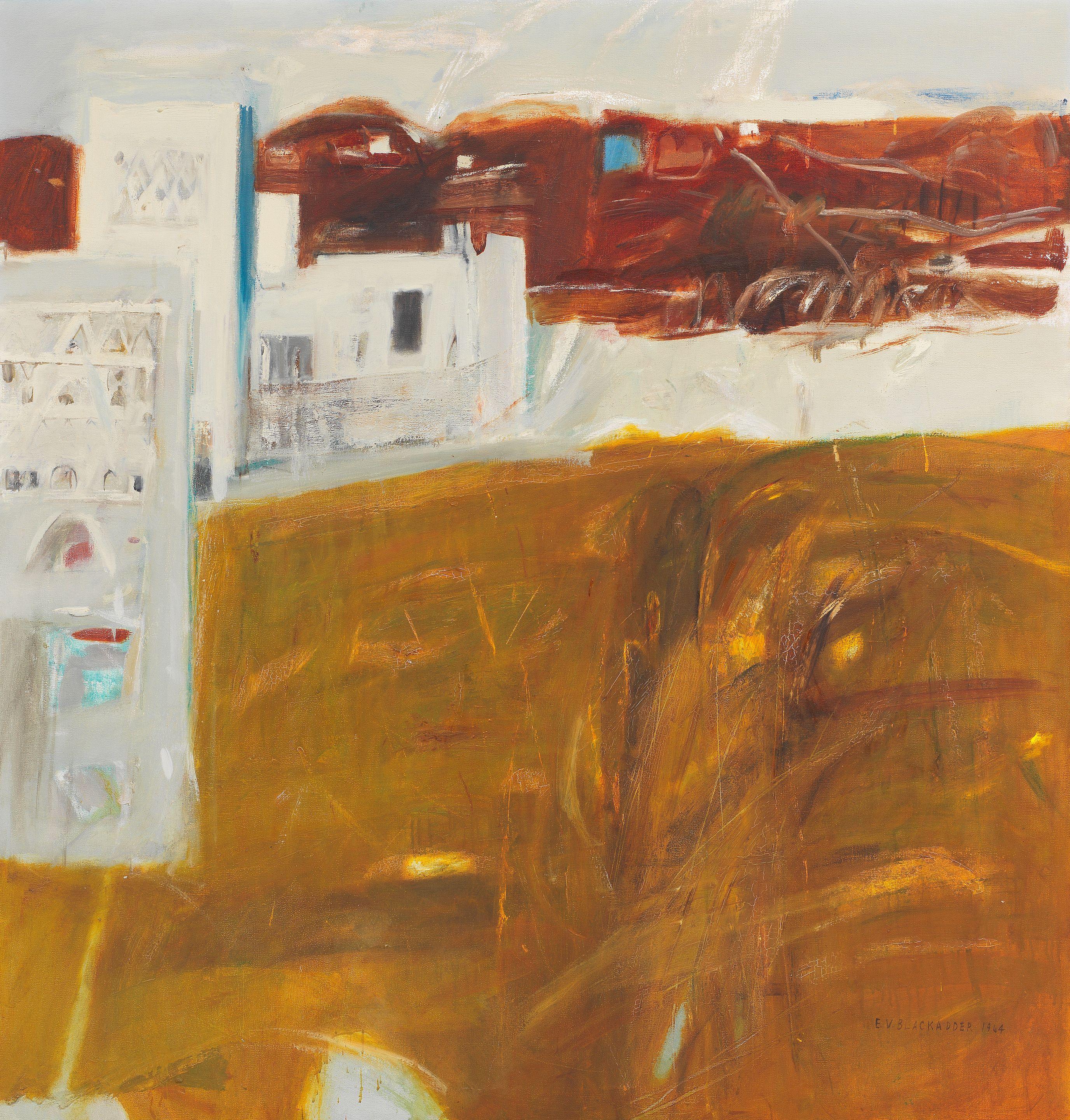 Dame Elizabeth Blackadder O.B.E., R.A., R.S.A., R.S.W., R.G.I., D.Litt - Pigeon Houses, Mykonos