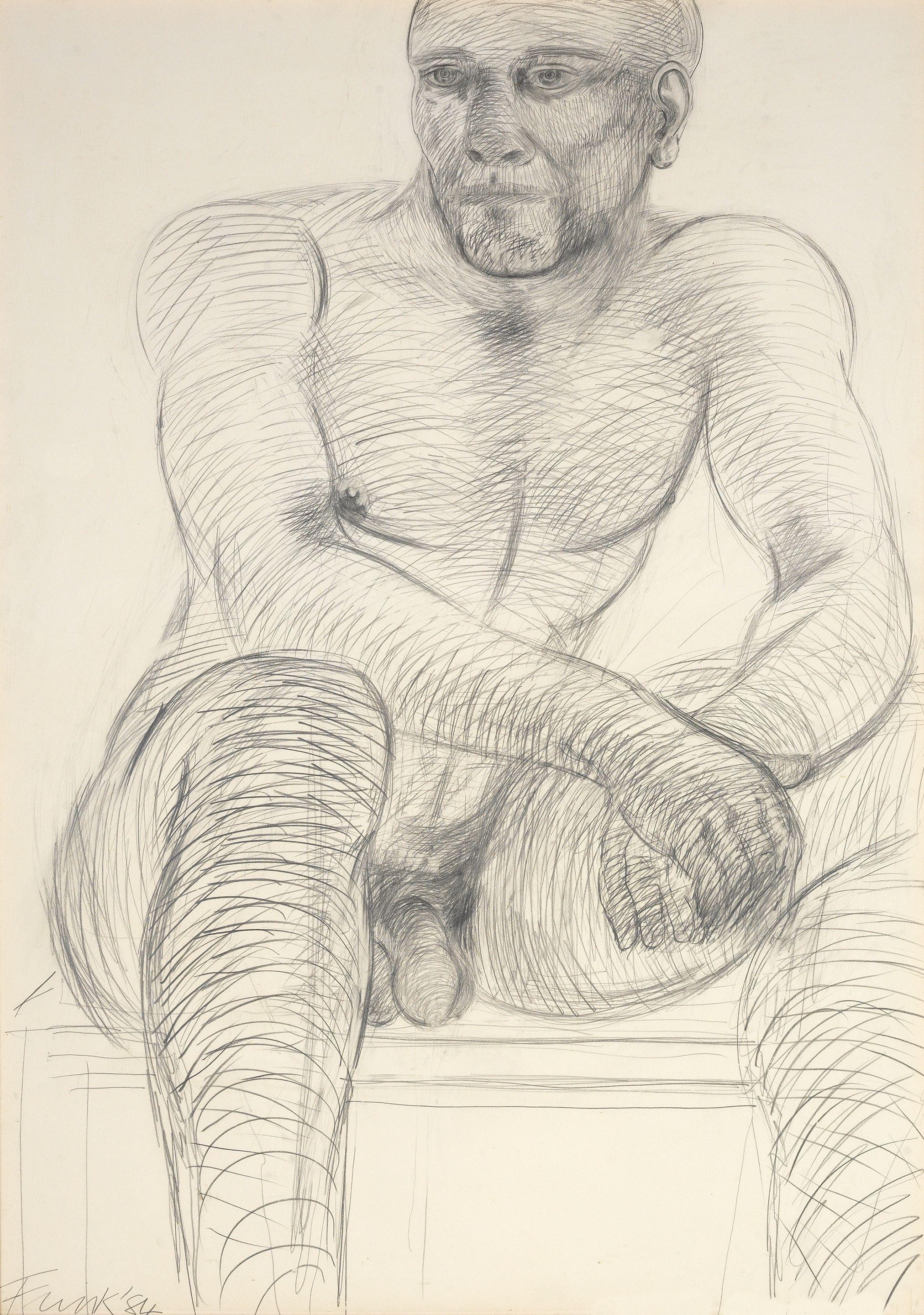 Dame Elizabeth Frink - Seated Man