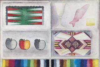 Dame Elizabeth Violet Blackadder, R.S.A., R.S.W. - Goblet and Boxes