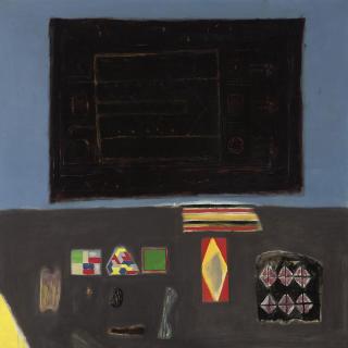 Dame Elizabeth Violet Blackadder, R.S.A., R.S.W., - Still Life with a Prayer Rug