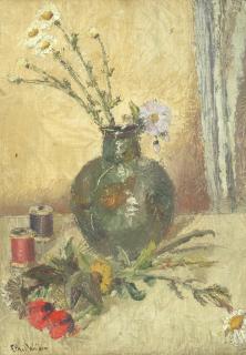 Dame Ethel Walker A.R.A., R.B.A., R.P., D.B.E. - Flowers In A Vase