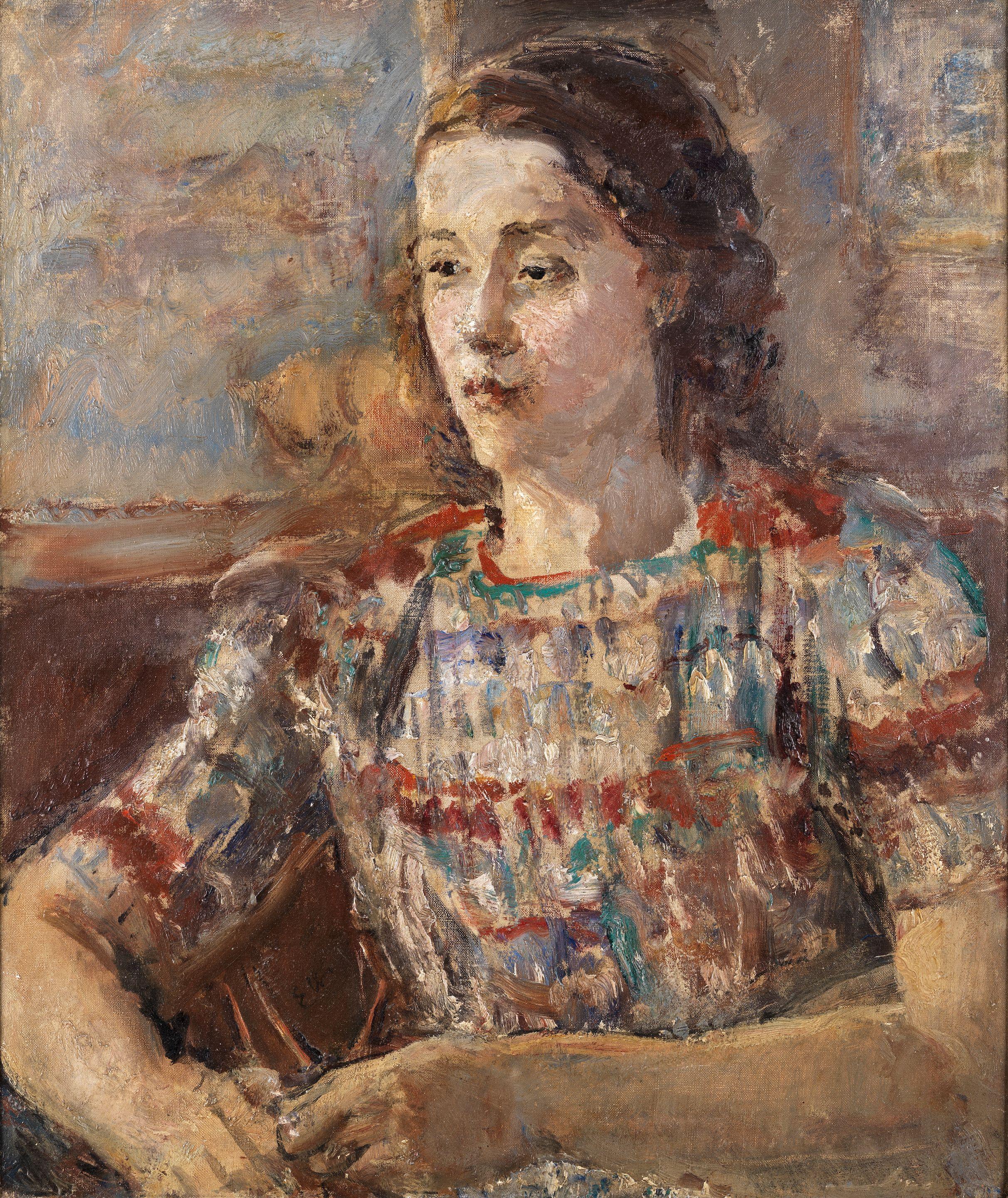 Dame Ethel Walker A.R.A., R.B.A., R.P., D.B.E. - Portrait of a Young Girl