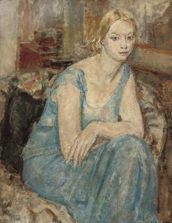 Dame Ethel Walker, A.R.A. - Girl in Blue
