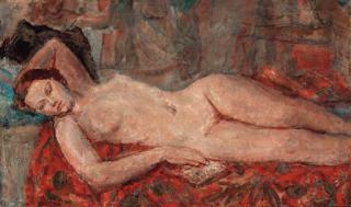Dame Ethel Walker, A.R.A. - Reclining Nude