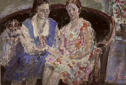 Dame Ethel Walker, A.R.A. - Two seated women