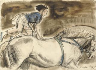 Dame Laura Knight, R.A., R.W.S. - Bareback