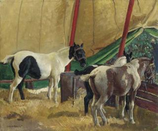 Dame Laura Knight, R.A., R.W.S. - Circus Ponies